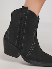 Simply Be Braided Western Boots In Wide Fit - Image 4 of 5