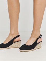 JD Williams Slingback Espadrilles In Wide Fit - Imagen 2 de 5