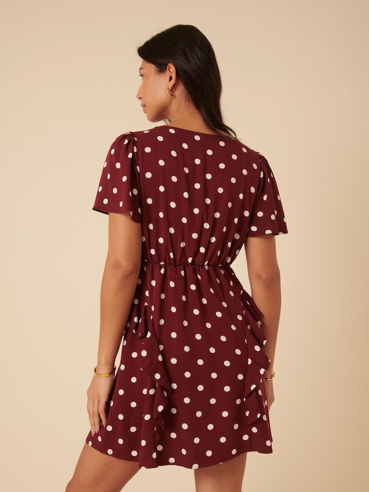 Nobodys Child Brown Betty Dot Lyndsey Mini Dress - Image 2 of 5