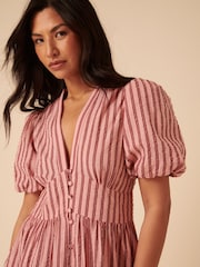 Nobodys Child Pink Starlight Midi Dress - Image 4 of 5