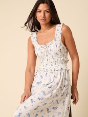 Nobodys Child White Sleeveless Ariel Midi Dress - Image 4 of 5