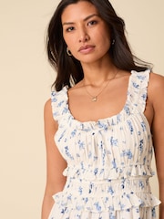 Nobodys Child White Sleeveless Ariel Midi Dress - Image 5 of 5