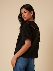 Nobodys Child Black Joplin Blouse - Image 2 of 5