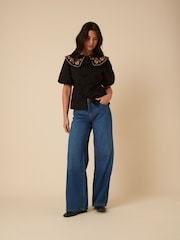 Nobodys Child Black Joplin Blouse - Image 4 of 5
