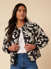 Nobodys Child Black Quilted Jacket - Image 1 of 5
