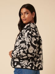 Nobodys Child Black Quilted Jacket - Image 3 of 5