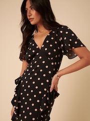 Nobodys Child Black Lyndsey Midi Dress - Image 5 of 5