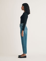 Nobodys Child Blue Barrel Leg Jeans - Image 4 of 5