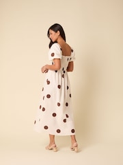 Vestido midi Tasmin da Nobodys Child - Imagem 2 de 6