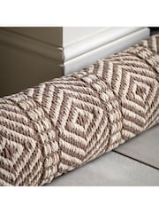 Gallery Home Cream Thea Woven Draught Excluder 100% Cotton 200x900mm Cushion - Image 2 of 4