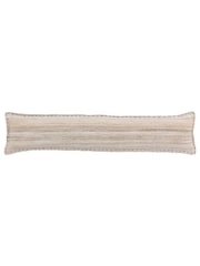 Gallery Home Grey Cardinham Stitched Draught Excluder 200x900mm Cushion - Image 1 of 2