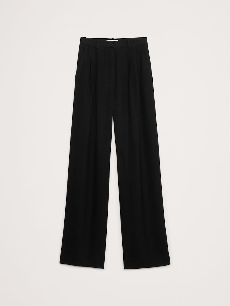 Banana Republic Black Soho High Waisted Wide-Leg trousers - Image 5 of 5