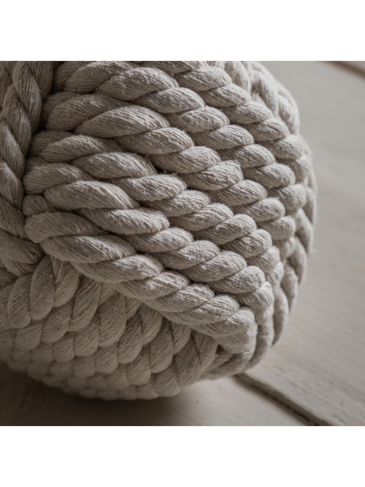 Gallery Home White Rope Doorstop 140mm - Image 2 of 5 Gallery Home White Rope Doorstop 140mm - Image 2 of 5