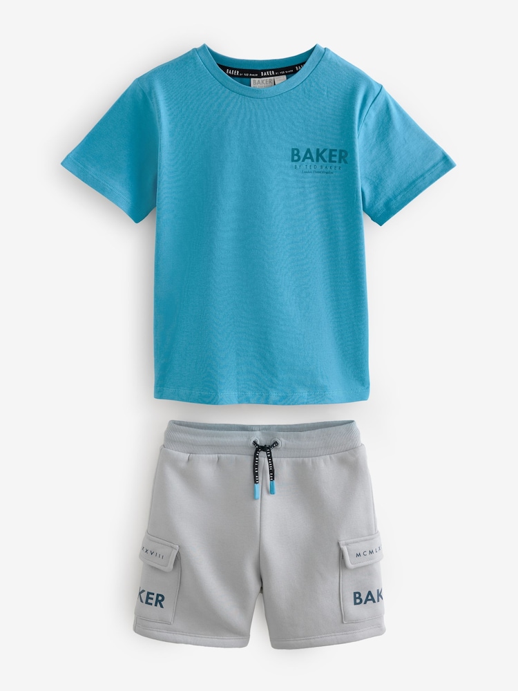 Baker by Ted Baker Graphic T-Shirt and Cargo Shorts Set - Image 1 of 6