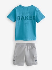 Baker by Ted Baker Graphic T-Shirt and Cargo Shorts Set - Image 2 of 6