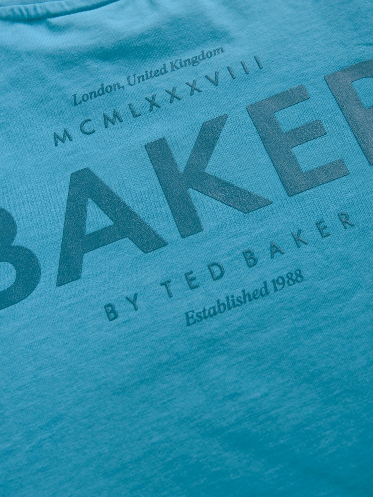 Baker by Ted Baker Graphic T-Shirt and Cargo Shorts Set - Image 6 of 6