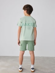 Baker by Ted Baker Graphic T-Shirt and Cargo Shorts Set - Image 5 of 5