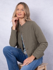 Lakeland Clothing Green Isla Quilted Liner Jacket - Image 1 of 9