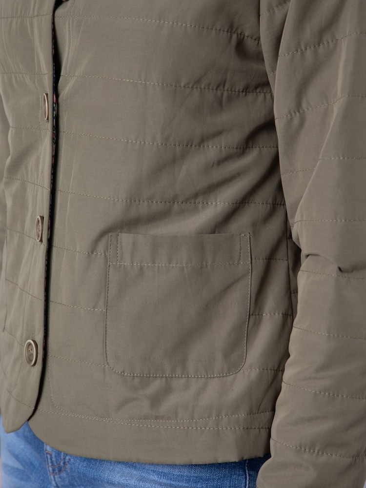 Lakeland Clothing Green Isla Quilted Liner Jacket - Image 9 of 9