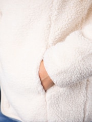 Lakeland Clothing Cream Savanna Teddy Jacket - Image 9 of 9