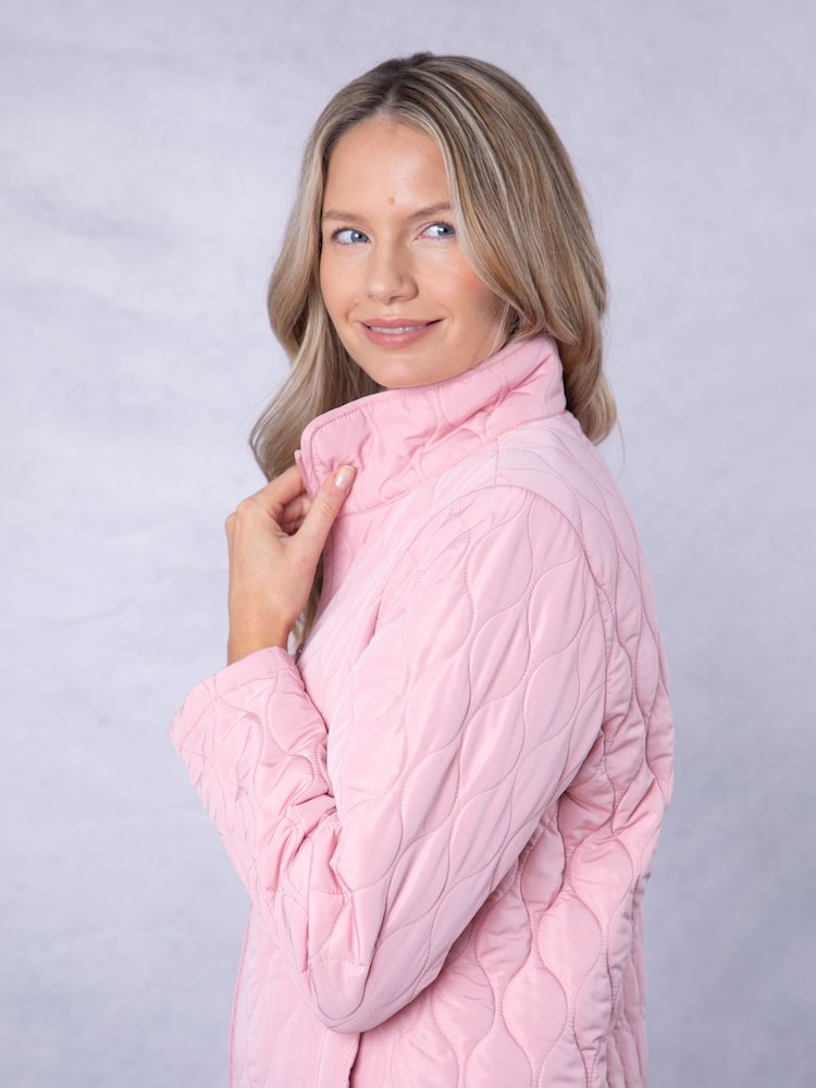 Lakeland Clothing Pink Cicely Quilted Jacket - Image 2 of 8