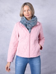Lakeland Clothing Pink Cicely Quilted Jacket - Image 6 of 8