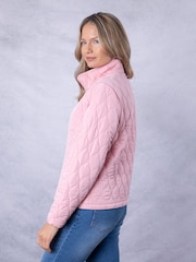 Lakeland Clothing Pink Cicely Quilted Jacket - Image 8 of 8