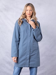Lakeland Clothing Blue Brook Waterproof Raincoat - Image 4 of 9
