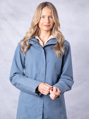 Lakeland Clothing Blue Brook Waterproof Raincoat - Image 7 of 9