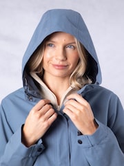 Lakeland Clothing Blue Brook Waterproof Raincoat - Image 8 of 9