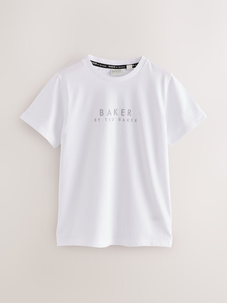 Baker by Ted Baker Textured Shirt T-Shirt and Shorts Set - Image 9 of 14