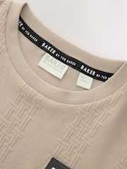 Baker by Ted Baker 'T' Textured T-Shirt - Image 10 of 11
