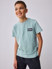 Baker by Ted Baker 'T' Textured T-Shirt - Image 3 of 9