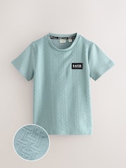 Baker by Ted Baker 'T' Textured T-Shirt - Image 5 of 9