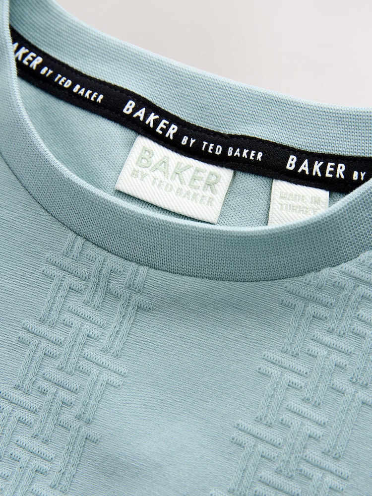 Baker by Ted Baker 'T' Textured T-Shirt - Image 9 of 9