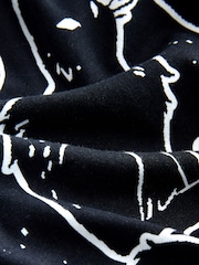 Black Cats Button Through Pyjamas - Image 7 of 8
