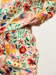 Floral Elephant Print Long Sleeve Pyjamas - Image 4 of 7