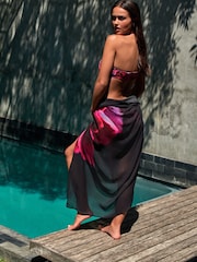 B by Ted Baker Viscose Chiffon Sarong Cover-Up - Image 4 of 5