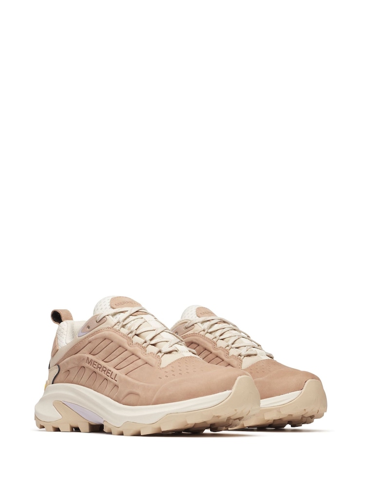 Merrell Pink Womens Moab Speed 2 LTR WP Trainers - Image 2 of 5 Merrell Pink Womens Moab Speed 2 LTR WP Trainers - Image 2 of 5