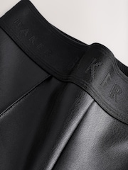 Baker by Ted Baker PU Black Leggings - Image 4 of 9