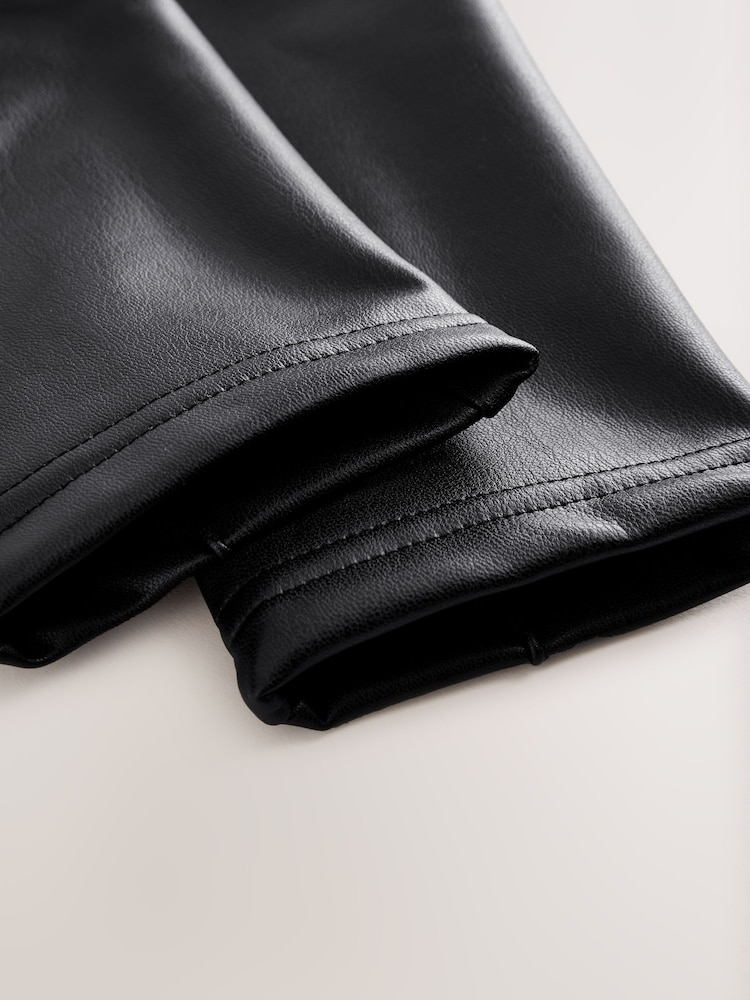 Baker by Ted Baker PU Black Leggings - Image 9 of 9