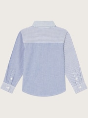 Monsoon Blue Contrast Stripe 100% Cotton Shirt - Image 2 of 3