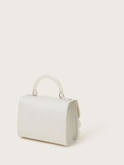 Monsoon Natural Shimmery Petal Pearl Handbag - Image 2 of 4