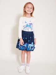 Monsoon Blue Horse Print Skirt - Image 1 of 4
