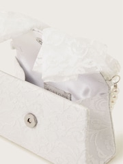 Monsoon Natural Lace Bow Bridesmaid Bag - Image 4 of 4