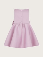 Monsoon Purple Baby Sleeveless Big Bow Dress - Image 2 of 3