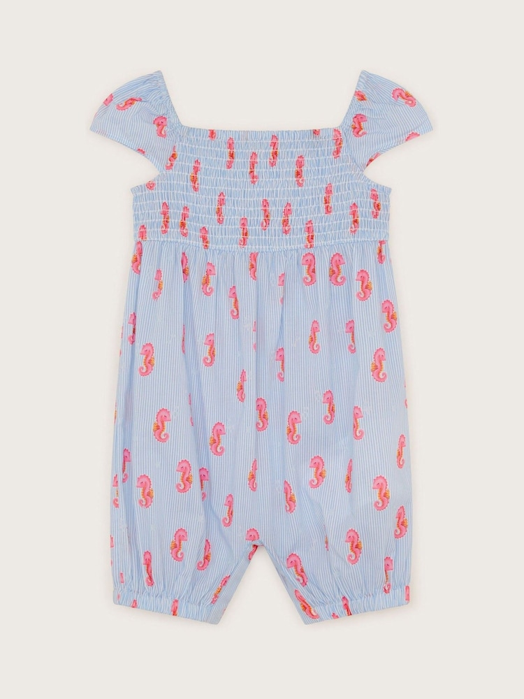 Monsoon Baby Smocked Seahorse Romper - Bild 2 von 4 Monsoon Baby Smocked Seahorse Romper - Bild 2 von 4