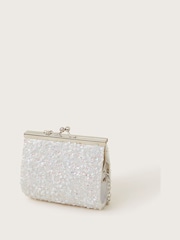 Monsoon White Luella Dazzle Bag and Hair Clips Set - Image 2 of 4