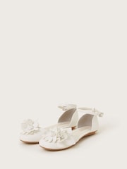 Monsoon Natural Flower Ballerina Flats - Image 1 of 3