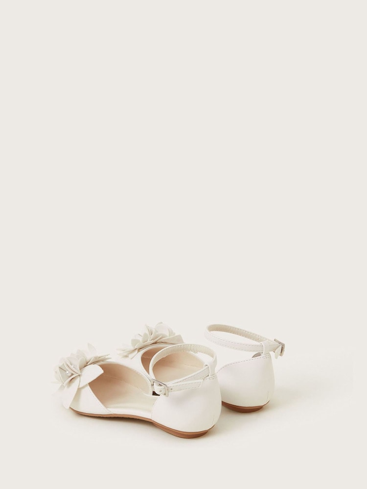 Monsoon Natural Flower Ballerina Flats - Image 3 of 3
